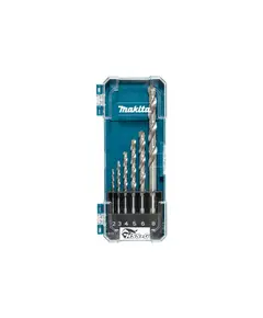 Набор сверл по металлу MAKITA, HSS-G, 6 шт. (2,3,4,5,6,8 мм)