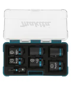 Набор головок ударных MAKITA Impact Black 1/2", 7 шт. (13,17,19,21,22,24 мм, адаптер) (E-16592)