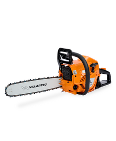 Бензопила VILLARTEC SB571 + Подарок: Топор AX1600, 2.6 кВт, 3.5 л.с, 55.4 см3, 16", 0.325", 1.5 мм, 66 зв, топл. бак 0.625 л, 5.1 кг, лёгкий запуск