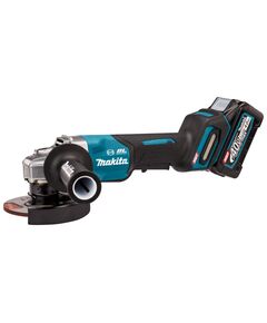Акк. угловая шлиф. машина MAKITA GA013GU201, ADT, XGT BL 40В, 125 мм, 8500 об/м, 2x4.0Ач BL4040F, DC40RA, Makpac4
