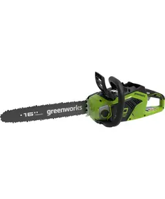 Акк. пила цепная GREENWORKS GD40CS18, 40V, 40 см, бесщеточная, 1.8 кВт, АКБ 4 Ач, ЗУ