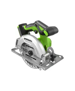 Акк. пила дисковая GREENWORKS GD24CS165, 24В, бесщеточная, 4800 об/мин, диск 165/20 мм, пропил 57 мм, без АКБ и ЗУ (1501607)