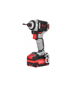 Акк. винтоверт P.I.T. PSD20H-230A/3, IMPACT бесщёточный, 20 В, 230 Нм, 3 ск, HEX 1/4", 1х4 Ач, ЗУ, кейс
