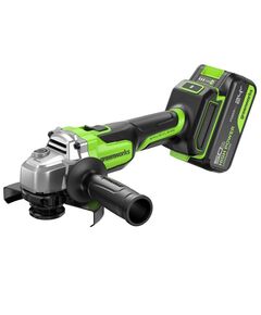 Акк. угловая шлиф. машина GREENWORKS AG590, 125 мм, 24 В, 1х5 Ач, 8500 об/мин, бесщеточная, Anti-Kickback, ЗУ, сумка (3201007CUG)
