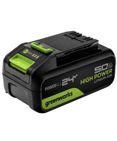 Аккумулятор GREENWORKS G24HP5, 24 В, 5 Ач, Li-ion, 0.8 кг (2957807)