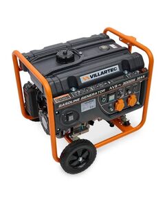 Электростанция бенз. VILLARTEC GG3400W, номинал 2.6 кВт, максимал 3,0 кВт, 12В, две евророзетки 16 A