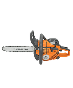 Бензопила VILLARTEC SB402 16", 40 см, 3/8, 1.3 мм, 56 зв, 40,2 см3, 1.8 кВт/2.4 л.с., вес 4,6 кг, 2 системы фильтрации, облег.запуск, магниевый картер