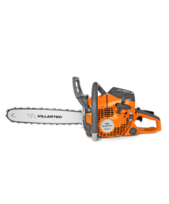 Бензопила VILLARTEC SB572 16" (40 см), 325", 1.5 мм, 66 зв, 54,5 см3, 2.6 кВт/3.5 л.с., 2-ая система фильтрации, облег. запуск, картер - алюм.