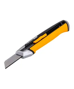 Нож строительный FISKARS CarbonMax, с выдвижным, сменным лезвием, 18 мм (1027227)