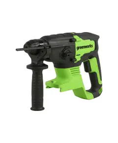 Акк. перфоратор GREENWORKS GD24SDS2, 24В, SDS-plus, бесщеточный, 2 Дж, без АКБ и ЗУ  (3803007)