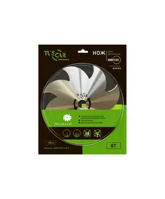 Нож для мотокосы TUSCAR BB0155, Professional, 255x25.4x1.4x8T, Shuriken