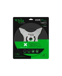 Нож для мотокосы TUSCAR BB0075, Professional, 255x25.4x2.0x4T, Multi