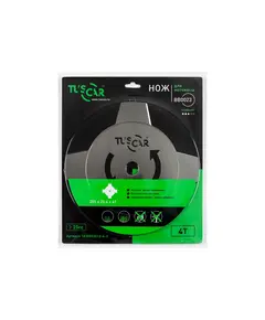 Нож для мотокосы TUSCAR BB0023, Standart, 255x25.4x4T, Multi