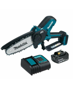 Акк. пила цепная MAKITA DUC150SF, LXT BL 18В, 320Вт, 6"/15см, 0,325", 1,1мм, 8м/с, XPT (BL1830B, DC18SD)