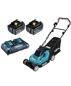 Газонокосилка аккумуляторная MAKITA DLM382PM2 (2xBL1840B,DC18RD)