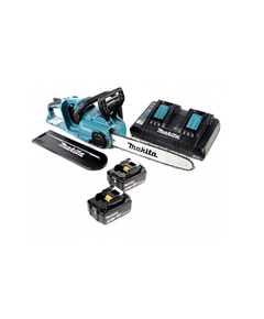 Аккумуляторная пила цепная MAKITA DUC353PT2, LXT BL 2х18В, 14"/35см