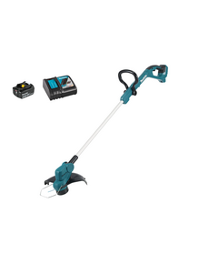 Аккумуляторный триммер MAKITA DUR193RF, LXT 18В, 2в1 трим/кромкорез, d-26 см, телескоп штанг, XPT,  BL1830B, DC18RC