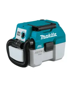Акк. пылесос MAKITA DVC750LZ, LXT 18В, 1400 л/мин, 64 мбар, 7.5 л, 2 скор., сух./влаж., без АКБ и ЗУ