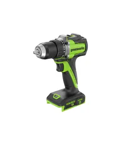Акк. шуруповерт GREENWORKS DD560, 24В, б/щет, 0-500/0-2000 об/мин, 30/60 Нм, 1.5-13 мм, Antikickback, LED, без АКБ и ЗУ (3708407)