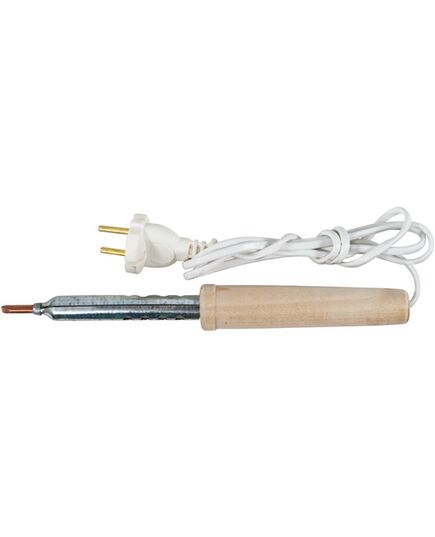 Паяльник электрический FIT 65 Вт деревянная ручка (60506i)