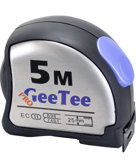 Рулетка Gee Tee 3м 19мм с резиновым покрытием (34-1319-5)