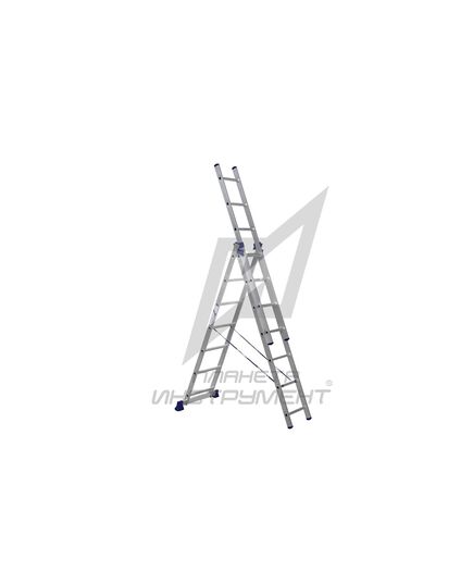 Лестница ALUMET трёхсекционная алюминиевая (3х 7) (5307)