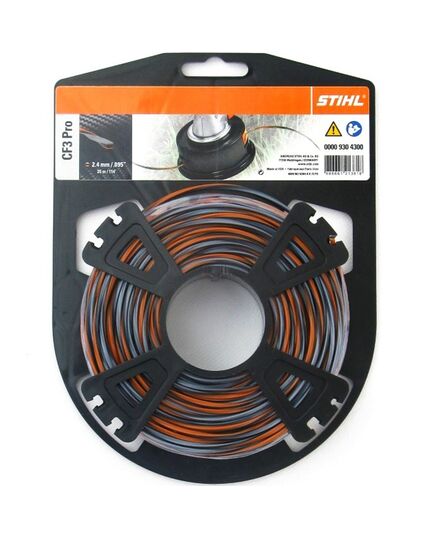 Корд триммерный STIHL крестообр. сечения CF3 Pro 2,4 мм х 35 м (00009304300)