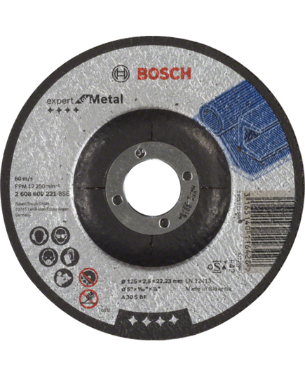 Диск отрезной BOSCH 230_22_2.0 по металлу изогнутый (2608600225)