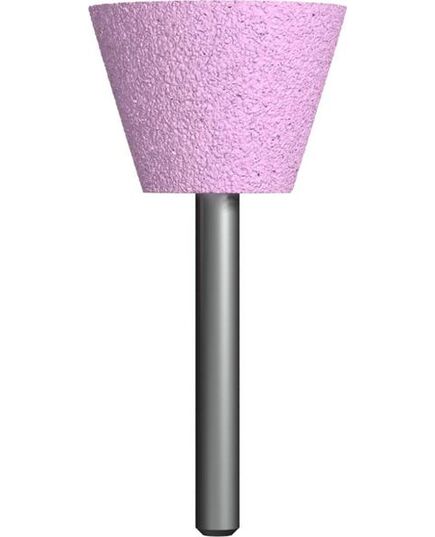 Шарошка абразивная ПРАКТИКА трапециевидная 35х25мм хв.6мм оксид алюминия (блистер) (641-220)