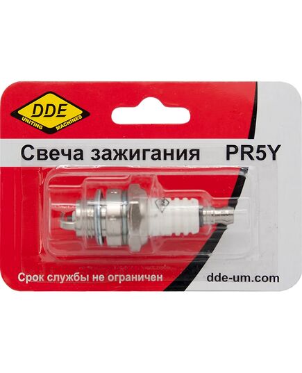 Свеча зажигания DDE PR5Y (Champion RCJ6Y,Bosch WSR5F,NGK BPMR8A)бензопилы,триммеры,мотобуры (PR5Y)