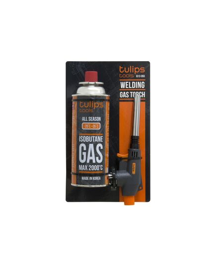 Горелка TULIPS газовая IG13-054 + баллон 220 гр. (IG13-055), изображение 2