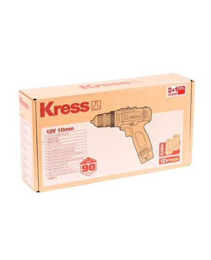 Аккумуляторный шуруповерт KRESS KU200.1, изображение 9 от магазина Планета Инструмент Аккумуляторный шуруповерт KRESS KU200.1, изображение 9