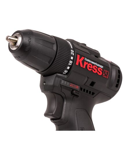 Аккумуляторный шуруповерт KRESS KU202.1 BL, кейс, изображение 5 от магазина Планета Инструмент Аккумуляторный шуруповерт KRESS KU202.1 BL, кейс, изображение 5