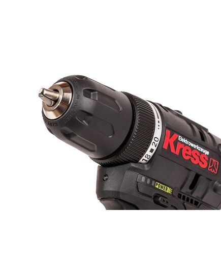 Аккумуляторный шуруповерт KRESS KU230.2 BL, кейс, изображение 6 от магазина Планета Инструмент Аккумуляторный шуруповерт KRESS KU230.2 BL, кейс, изображение 6