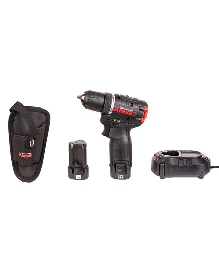 Аккумуляторный шуруповерт KRESS KU230.2 BL, кейс, изображение 8 от магазина Планета Инструмент Аккумуляторный шуруповерт KRESS KU230.2 BL, кейс, изображение 8