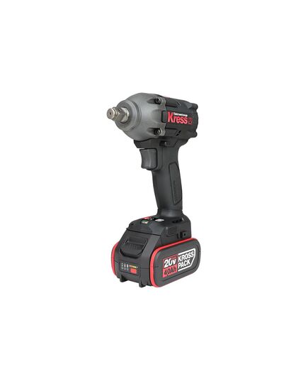 Аккумуляторный гайковерт ударный KRESS KU270.1 BL, 2х4Ач, кейс, изображение 2