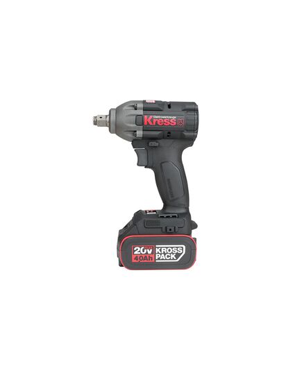 Аккумуляторный гайковерт ударный KRESS KU270.1 BL, 2х4Ач, кейс, изображение 3