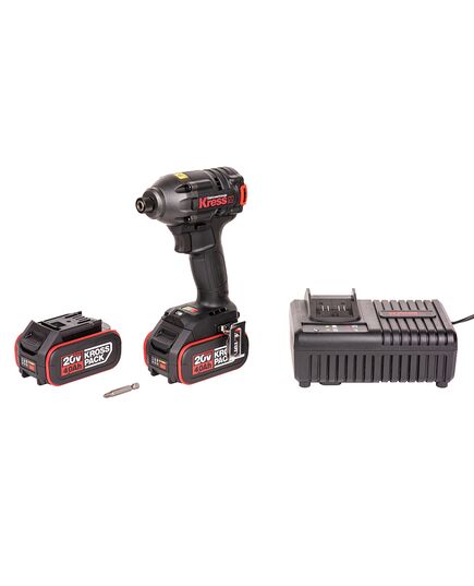 Аккумуляторный винтоверт KRESS KU290 BL, 2х4Ач Li-ion, кейс, изображение 9