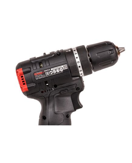 Аккумуляторный шуруповерт ударный KRESS KU370.2 BL, 2х2.0Ач Li-ion, кейс, изображение 7