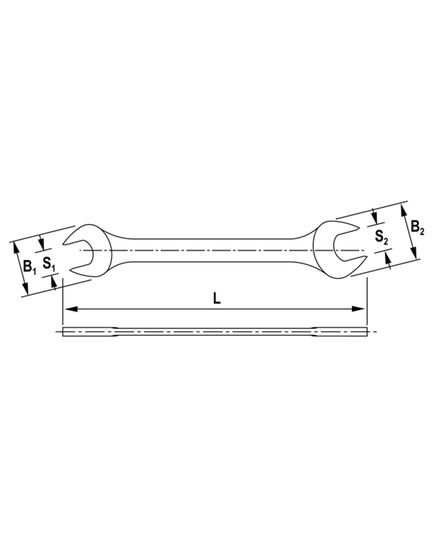 Набор ключей THORVIK гаечных рожковых в сумке, 6-27мм, 7 предметов, OEWS007, изображение 3