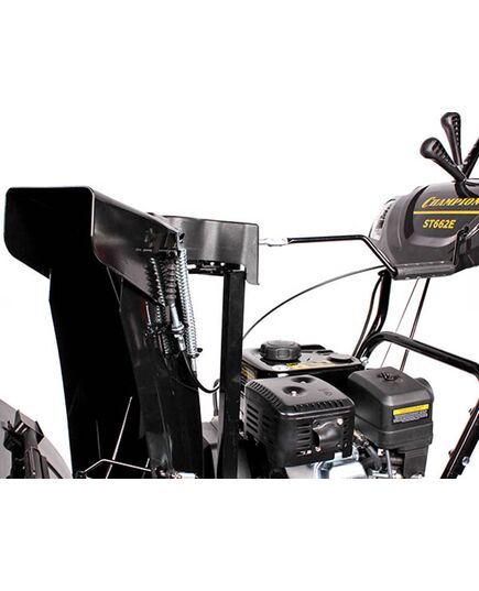 Снегоуборочник CHAMPION ST662E 6.5лс 61см 5F/2Rколеса 3.6л 80.5кг эл.стартер, фары, обогрев рук, изображение 6