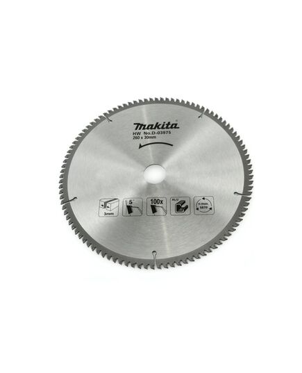 Диск пильный MAKITA 260 x 30/15.88 x 3/1.8 x 100T для алюминия, изображение 4