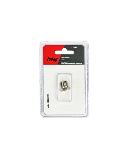 Переходник FUBAG 1/4"M заглушка блистер (180220 B), изображение 2