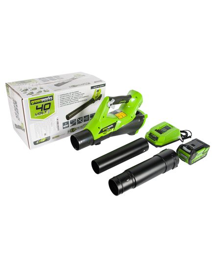 Воздуходувка аккумуляторная GREENWORKS G40AB (с АКБ и ЗУ), изображение 4
