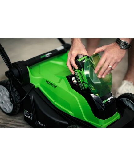 Газонокосилка аккумуляторная GREENWORKS G40LM40, 40В (без АКБ и ЗУ ), изображение 8