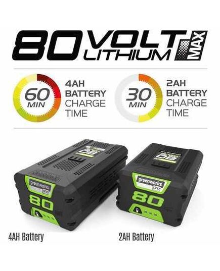 Зарядное устройство GreenWorks G80C 2914707, изображение 3