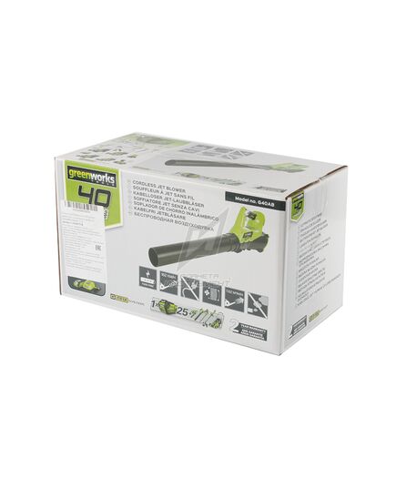 Воздуходувка аккумуляторная GREENWORKS G40AB (без АКК. и ЗУ), изображение 8