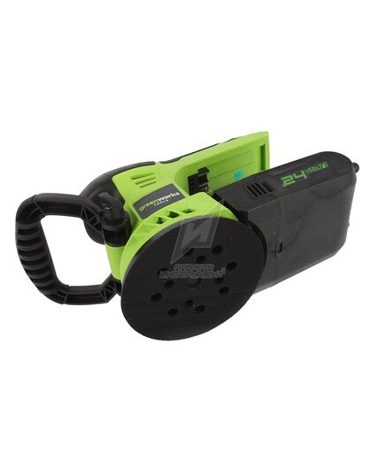 Аккумуляторная шлиф. машина GREENWORKS G24ROS, без АКБ и ЗУ, изображение 3