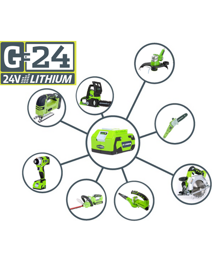 Аккумуляторный высоторез GreenWorks G24PS20 2000107, изображение 10