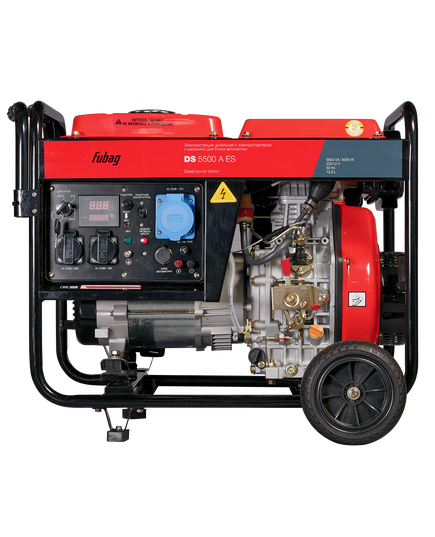Генератор дизельный (мобильная электростанция) FUBAG DS 5500 A ES, изображение 2
